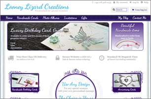 Looney Lizard Creations re-design