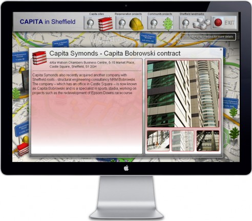 portfolio-capita-sheffield Sheffield 3D information screen
