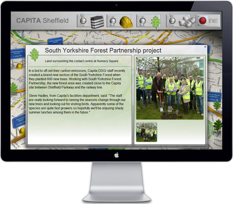 Capita Sheffield green scheme