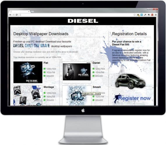 Diesel - Only the Brave microsite