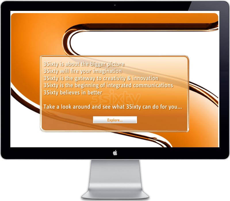 3sixty - intro screen