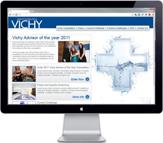 Vichy - Welcome page