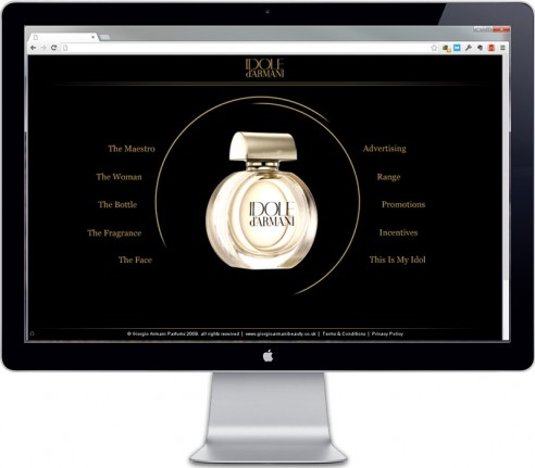 portfolio-idole-d-armani-homepage Idole d'Armani homepage