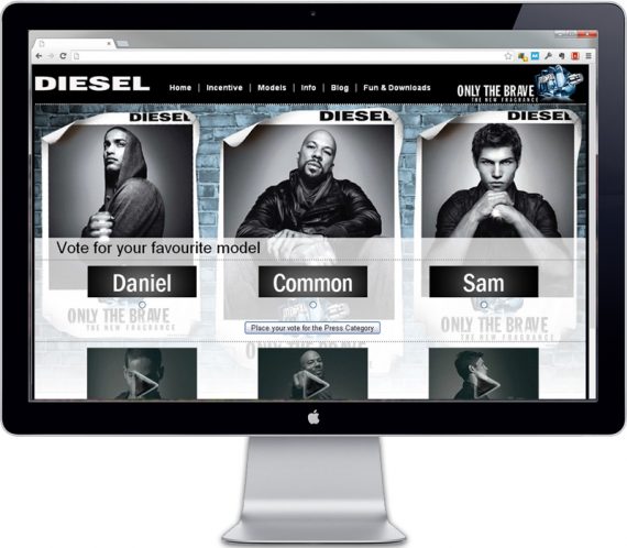 Diesel - Only The Brave models page