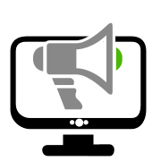 On-line promotion Megaphone icon