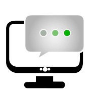 Social media services Speech bubble