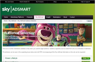 Sky AdSmart - Audience selection