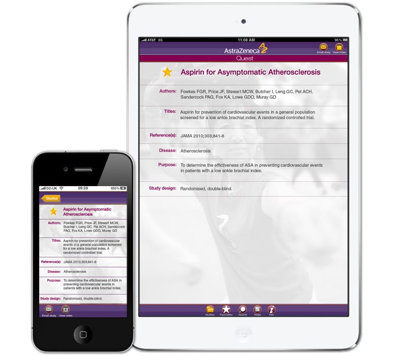 Quest iphone ipad - screens