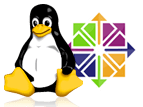 Linux & CentOS logos