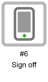 icon 6 - Sign off