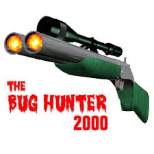 Cartoon shotgun bug hunter 2000